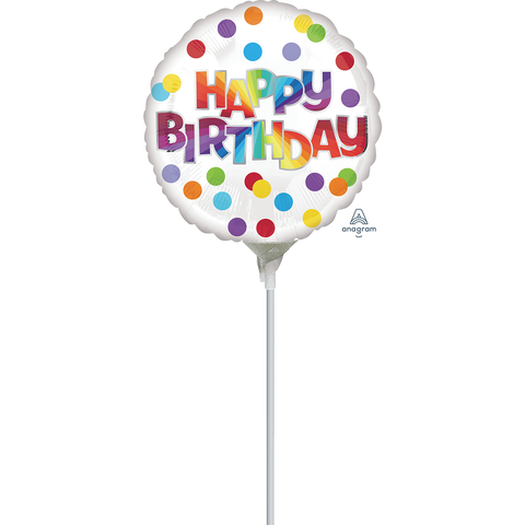 Birthday Balloon on Stick