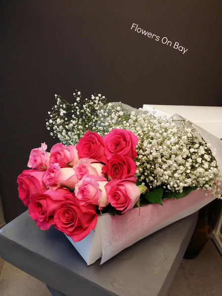 Pink / Purple Rose Box